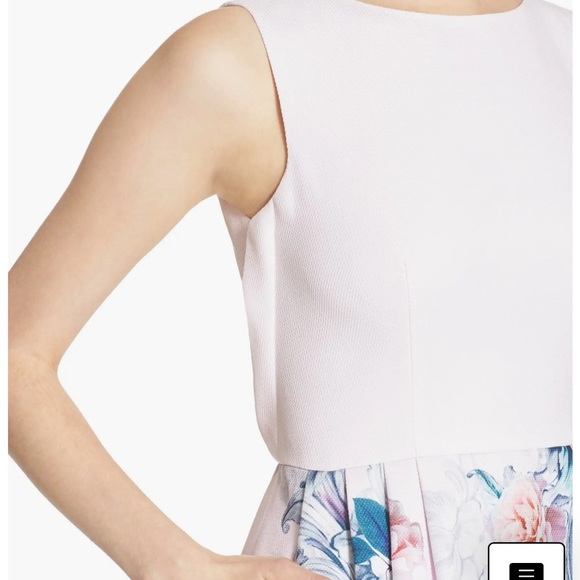 Ted Baker ‘Eilah’ Acanthus Scroll Fit & Flare Dress – Size 1 - Picture 6 of 11